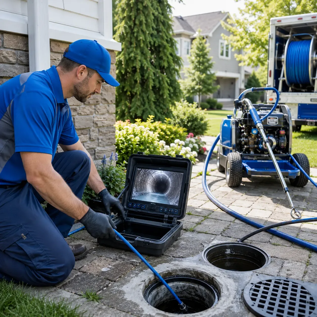 Outdoor drain cleaning professionals serving Tram, KY